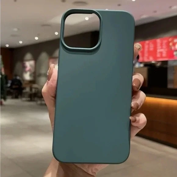 ⚠️Clearance💚iPhone 14/Pro/Pro Max Solid Dark Green Phone Case - Picture 3 of 7